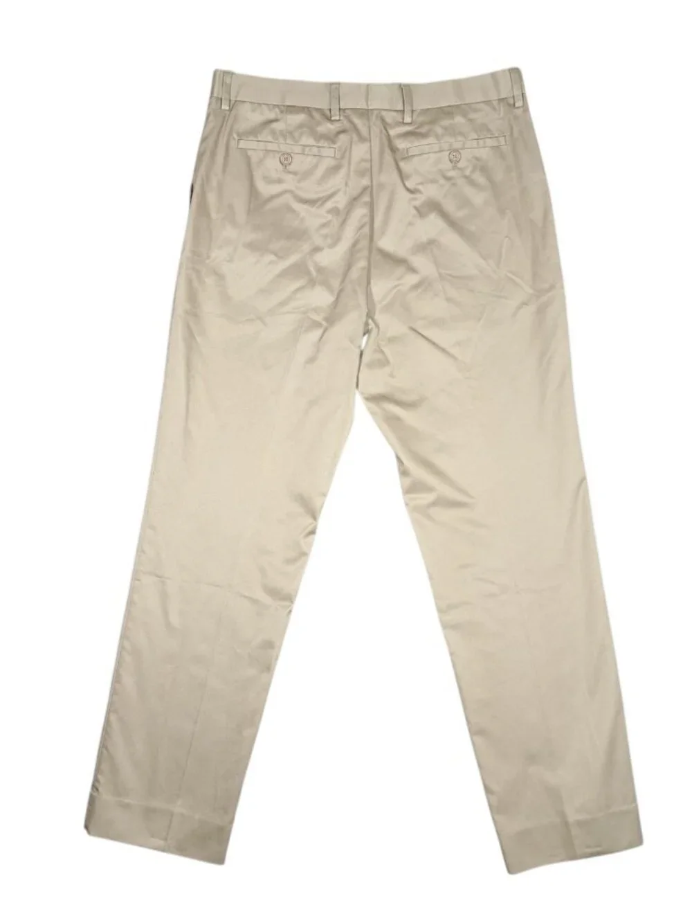 Banana Republic Mens Chino Dress Pants Sz 33x32 Non Iron Standard Fit Khaki Tan